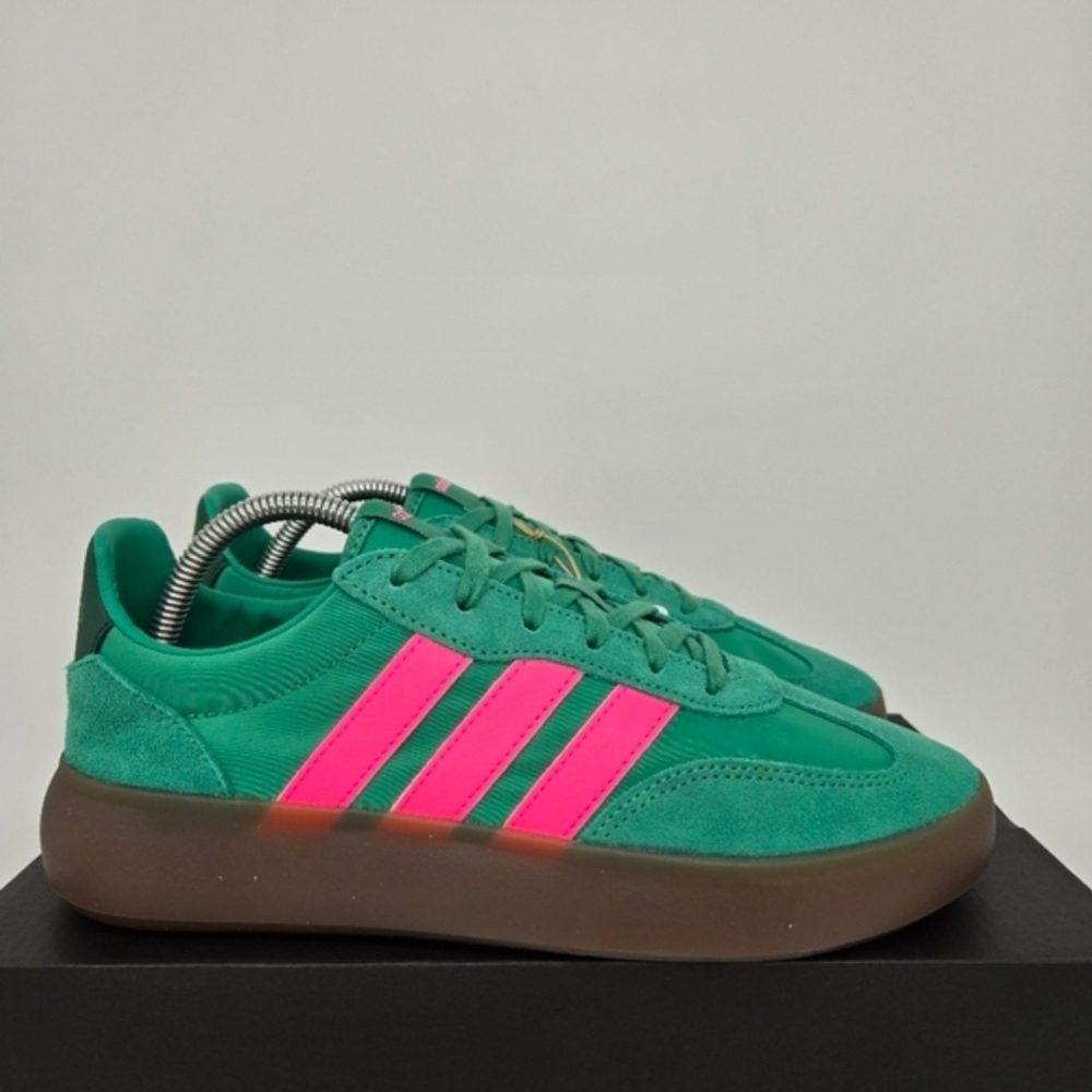 New adidas Barreda Decode 'Semi Court Green Lucid Pink' Women's Shoes Size 9.5 - Picture 2 of 8